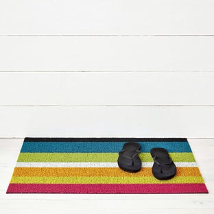 Chilewich® Bold Stripe Shag Utility Mat Multi